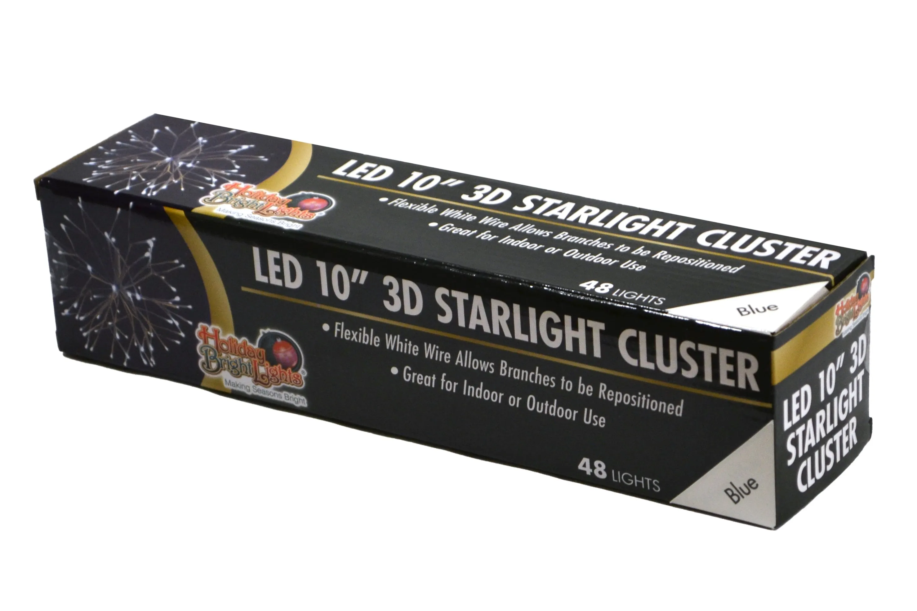 10" Twinkling LED Starburst Clusters