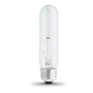 15W Soft White (2700K) E26 Base T10 Incandescent Light Bulb