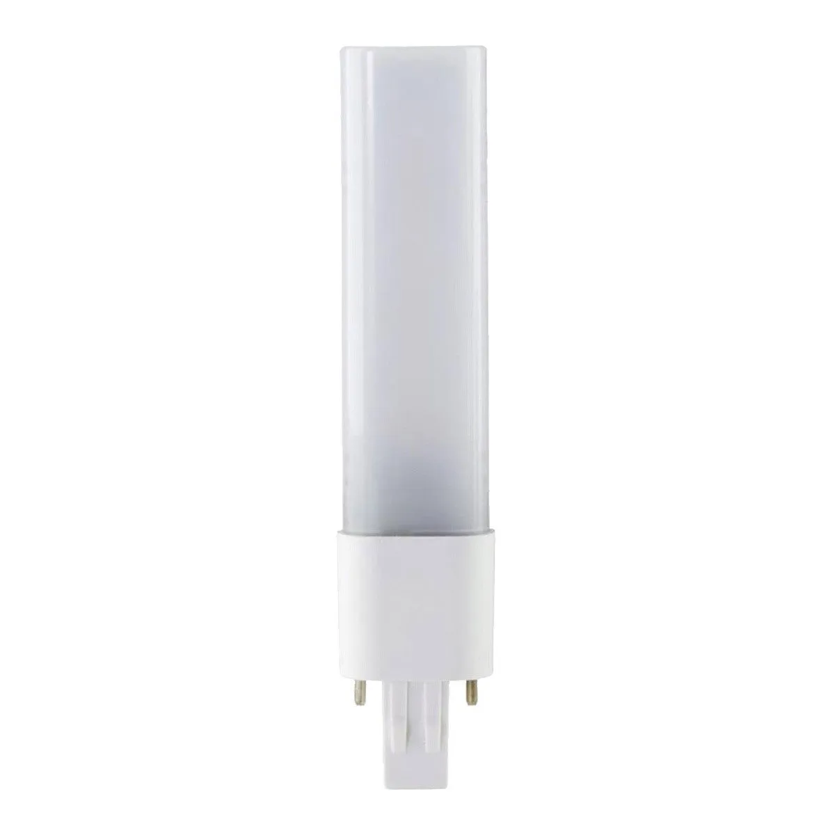 2 pin PL LED Bulb, 5W, 500lm, 3500K, Horizontal, 13W CFL Equal, GX23 Base, Direct Or Bypass