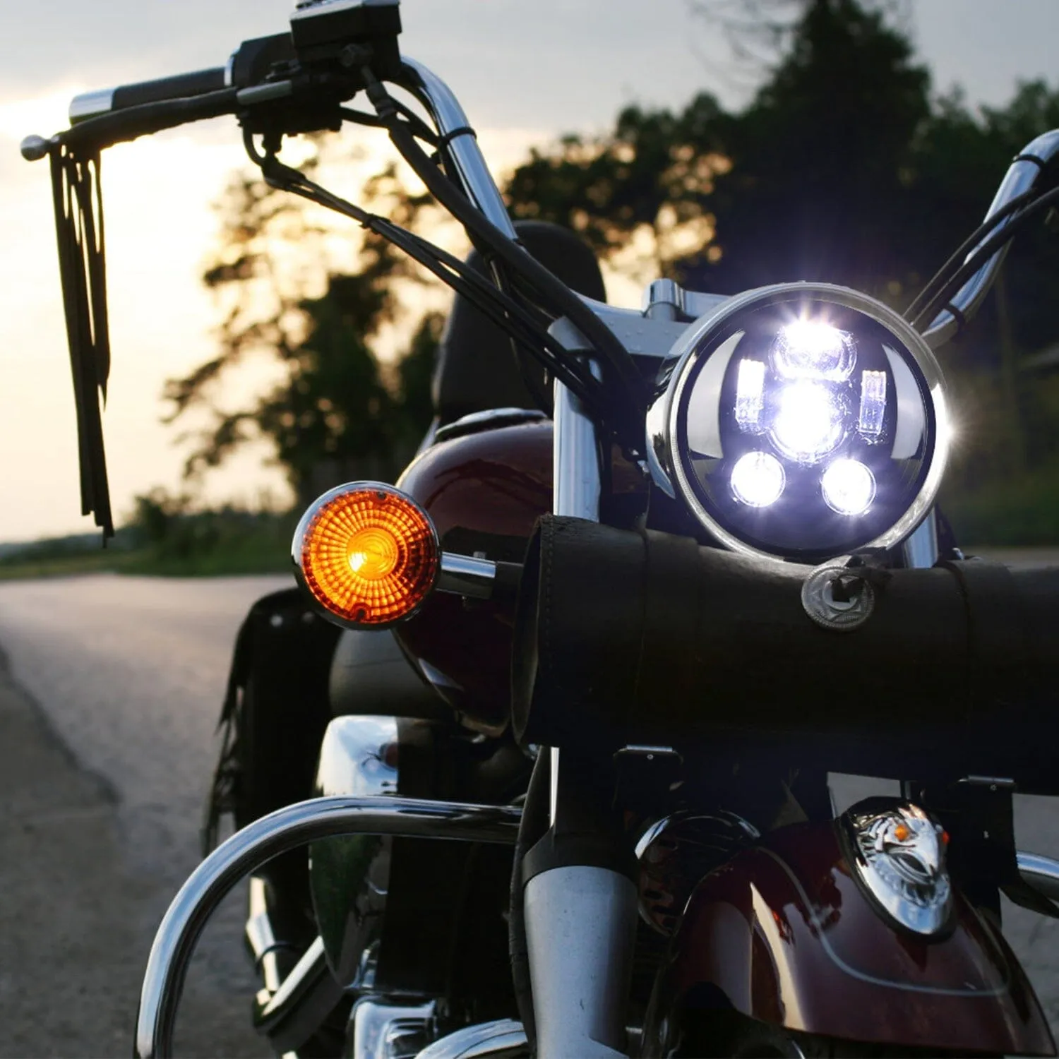 5.75-Inch LED Motorcycle Headlight