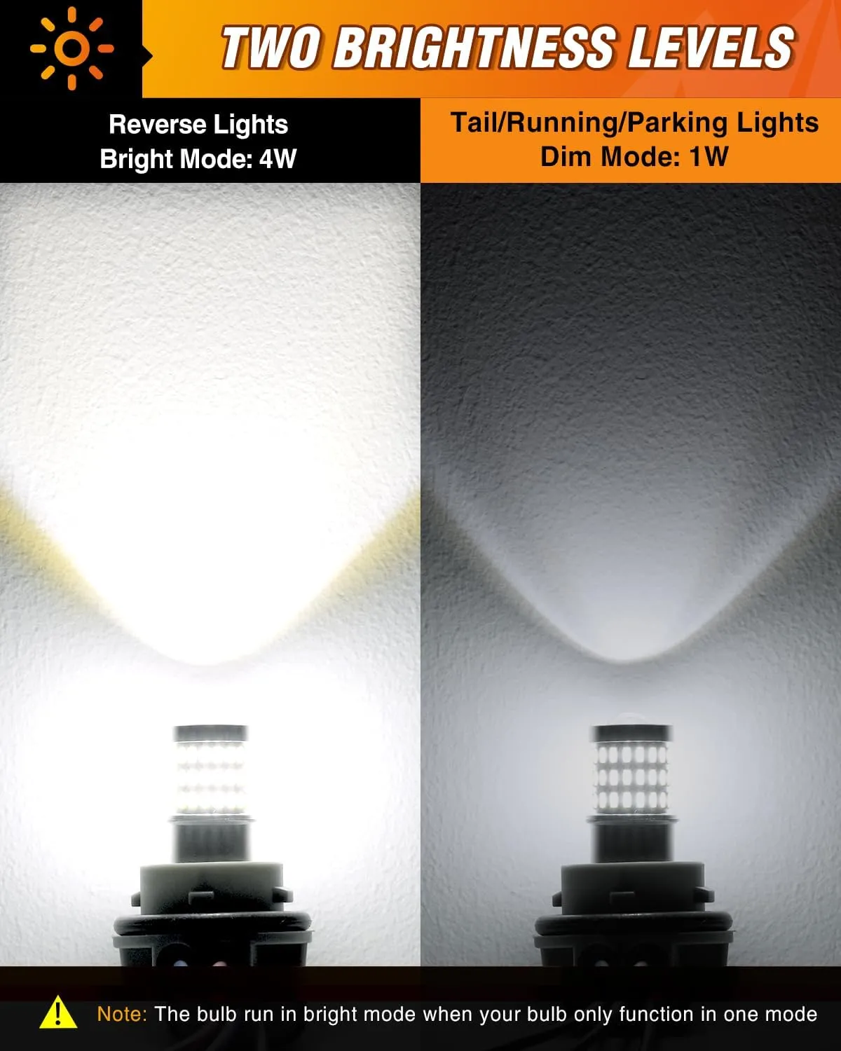 57LED 1157 6100K Cool White 2057 2357 BAY15D 7528 LED Bulb (Pair)