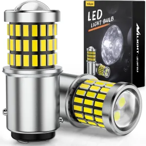 57LED 1157 6100K Cool White 2057 2357 BAY15D 7528 LED Bulb (Pair)