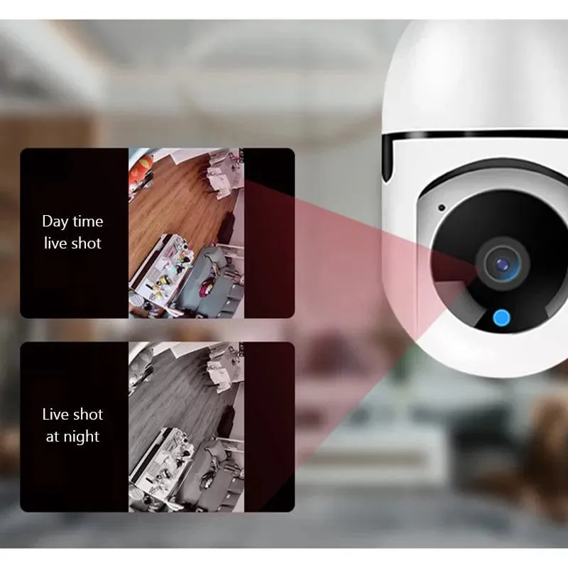 5G Wi-Fi Wireless Bulb Camera