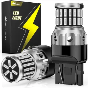 7440 7443 T20 4014 63SMD Red LED Bulbs (Pairs)