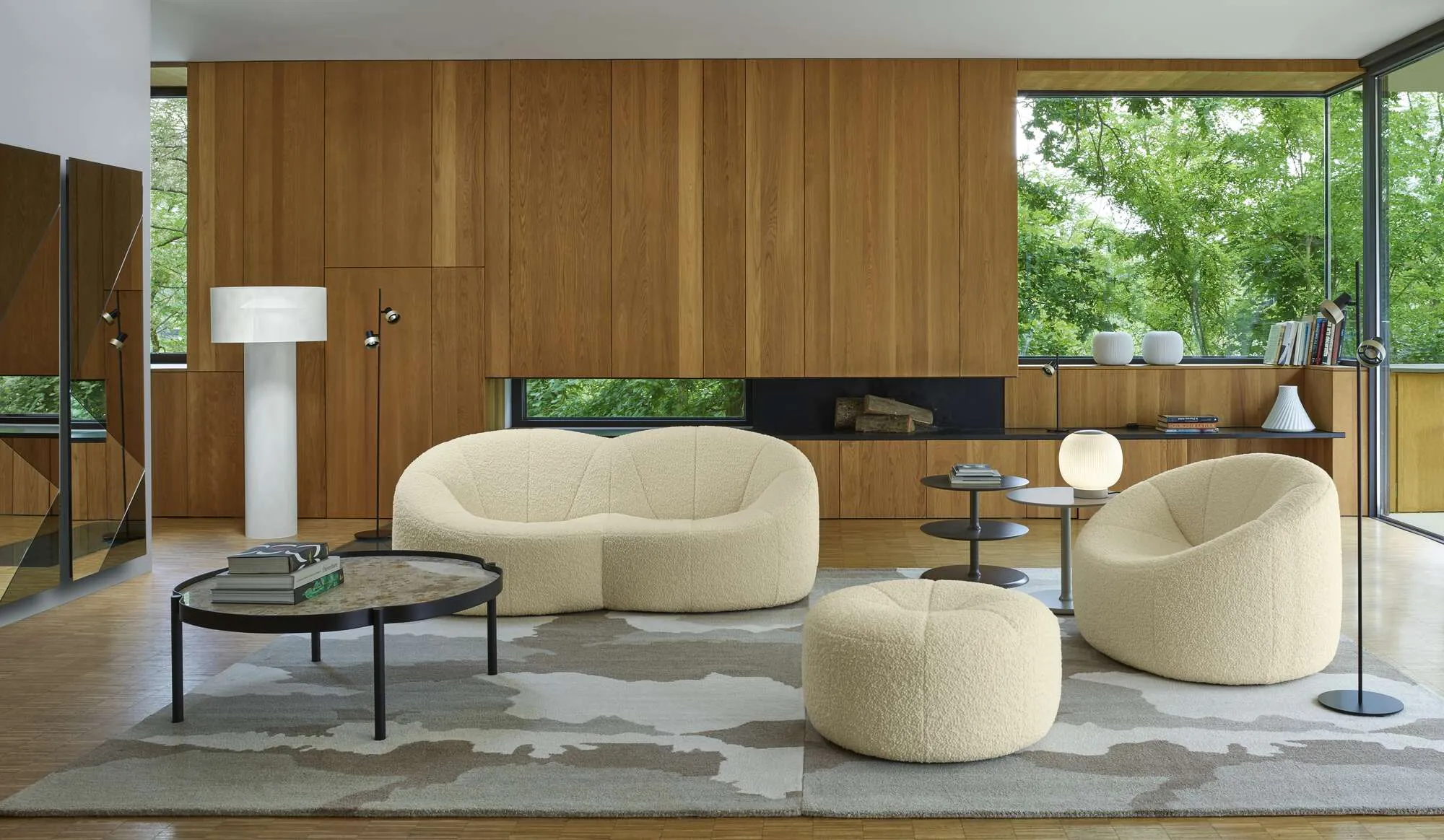 Asola Floor Standard Lamp White