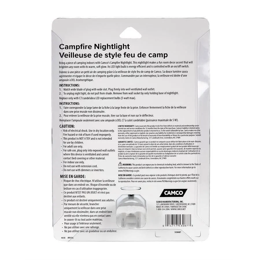 CAMPFIRE NIGHT LIGHT