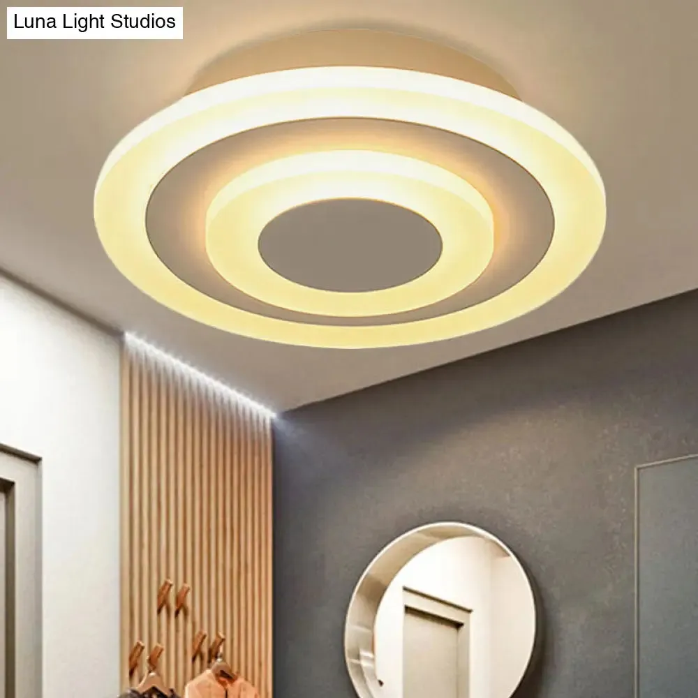 Contemporary Acrylic Ceiling Lamp - Ideal for Living Room and Hallway