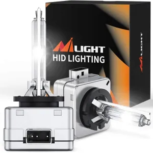 D1S 35W 6000K Diamond White HID Headlight Bulbs