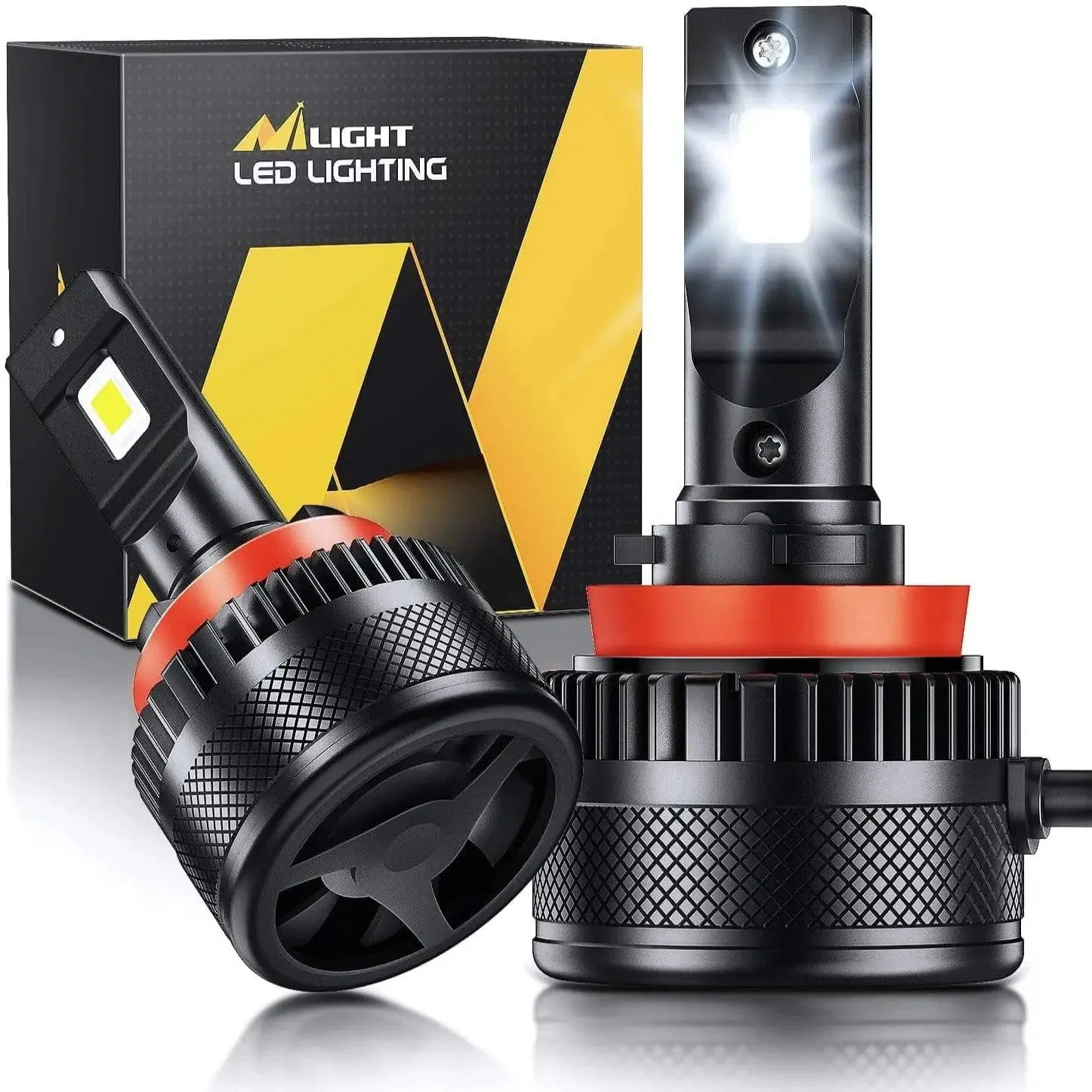 H11/H9/H8 LED Headlight Bulbs N40 Series  40W 20000LM 6000K IP67 | 2 BULBS