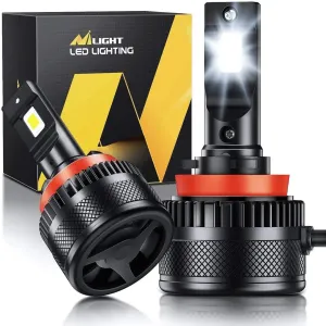 H11/H9/H8 LED Headlight Bulbs N40 Series  40W 20000LM 6000K IP67 | 2 BULBS