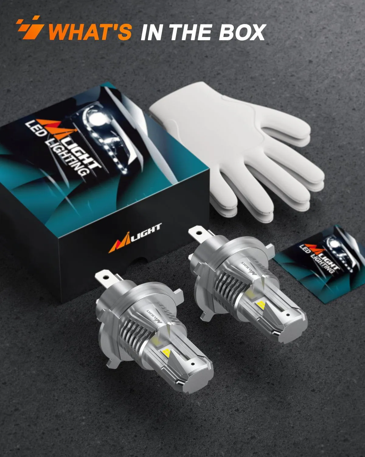 H4/Hb2/9003 LED Headlight Bulbs MS1 Series | 2 BULBS