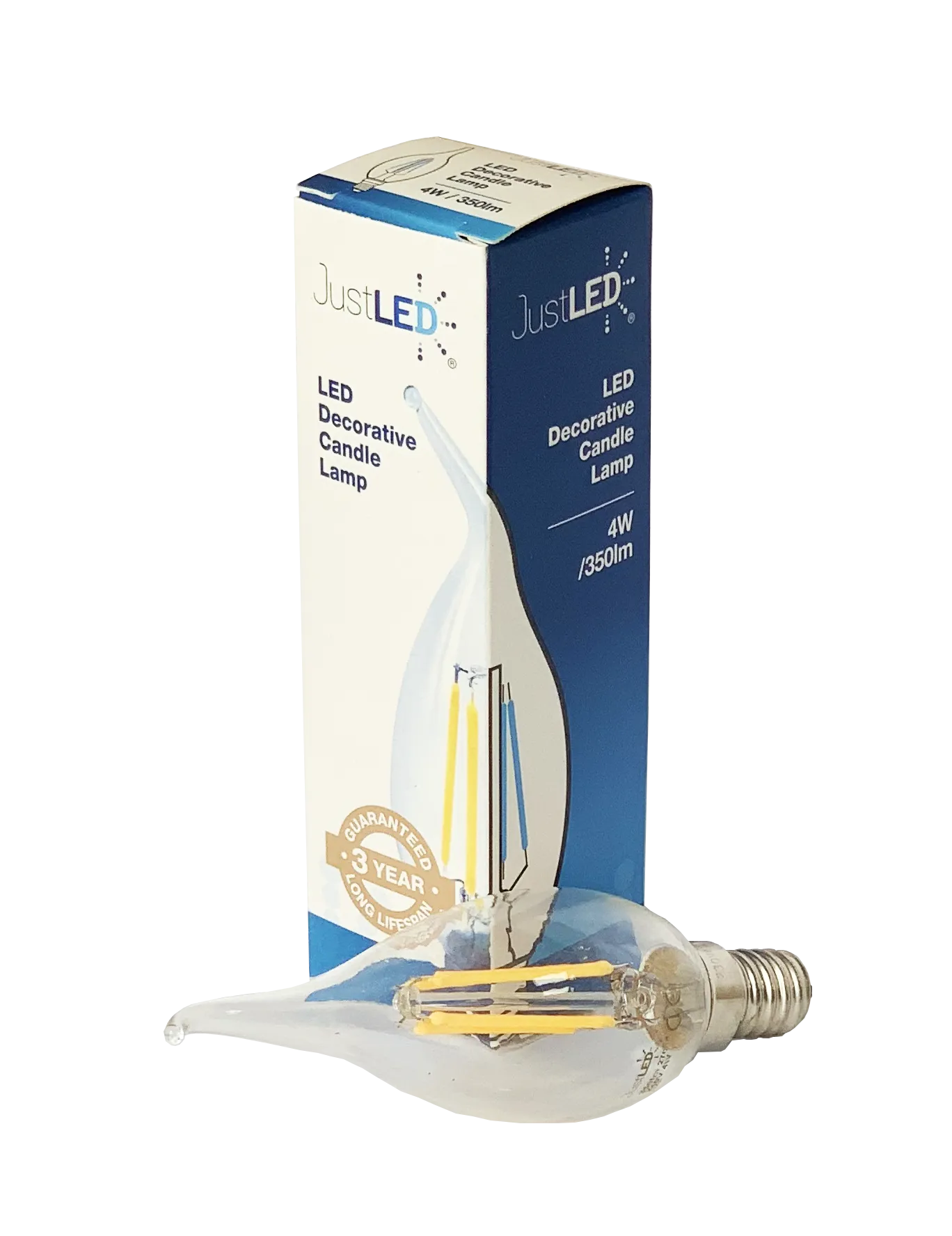 JustLED – LED Decorative Candle Lamp [Energy Class A  ]