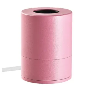 Lamp Base Pink W/White Cable Pop Table