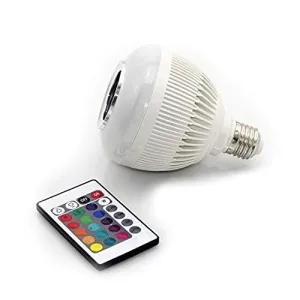 Led Bulb with Bluetooth Speaker Music Light Bulb   RGB Light Bulb Colorful Lamp with Remote Control