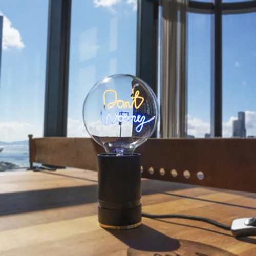 LED Filament Bulb Don't Worry