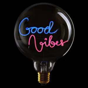 LED Filament Bulb Good Vibes