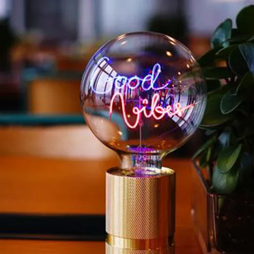 LED Filament Bulb Good Vibes