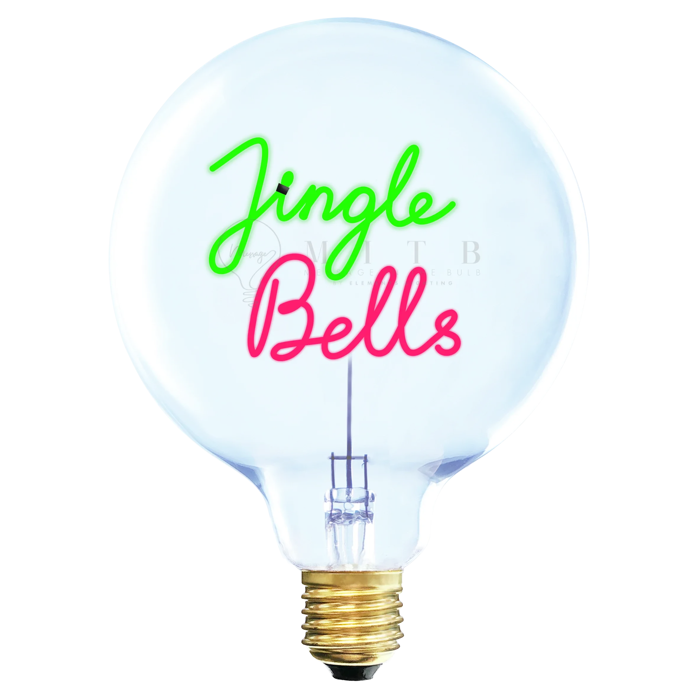 LED Filament Bulb Jingle Bells