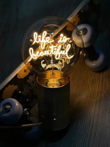 LED Filament Bulb Life Is Beautiful