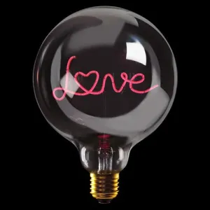 LED Filament Bulb Love