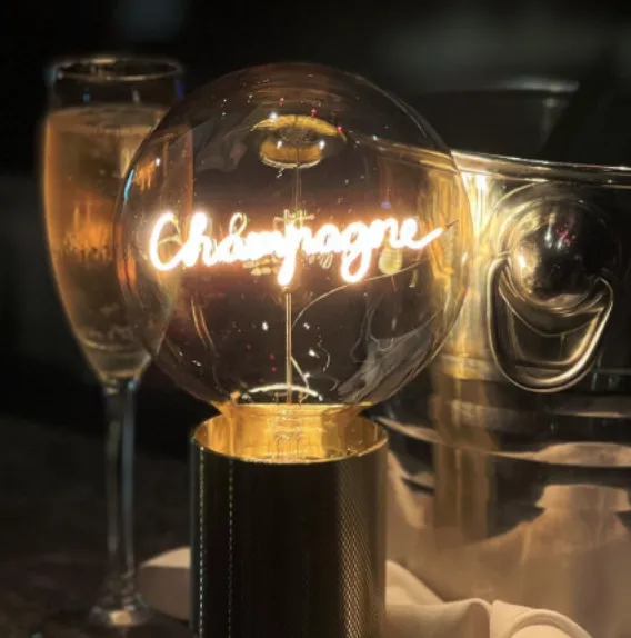 LED Filament Bulb Champagne