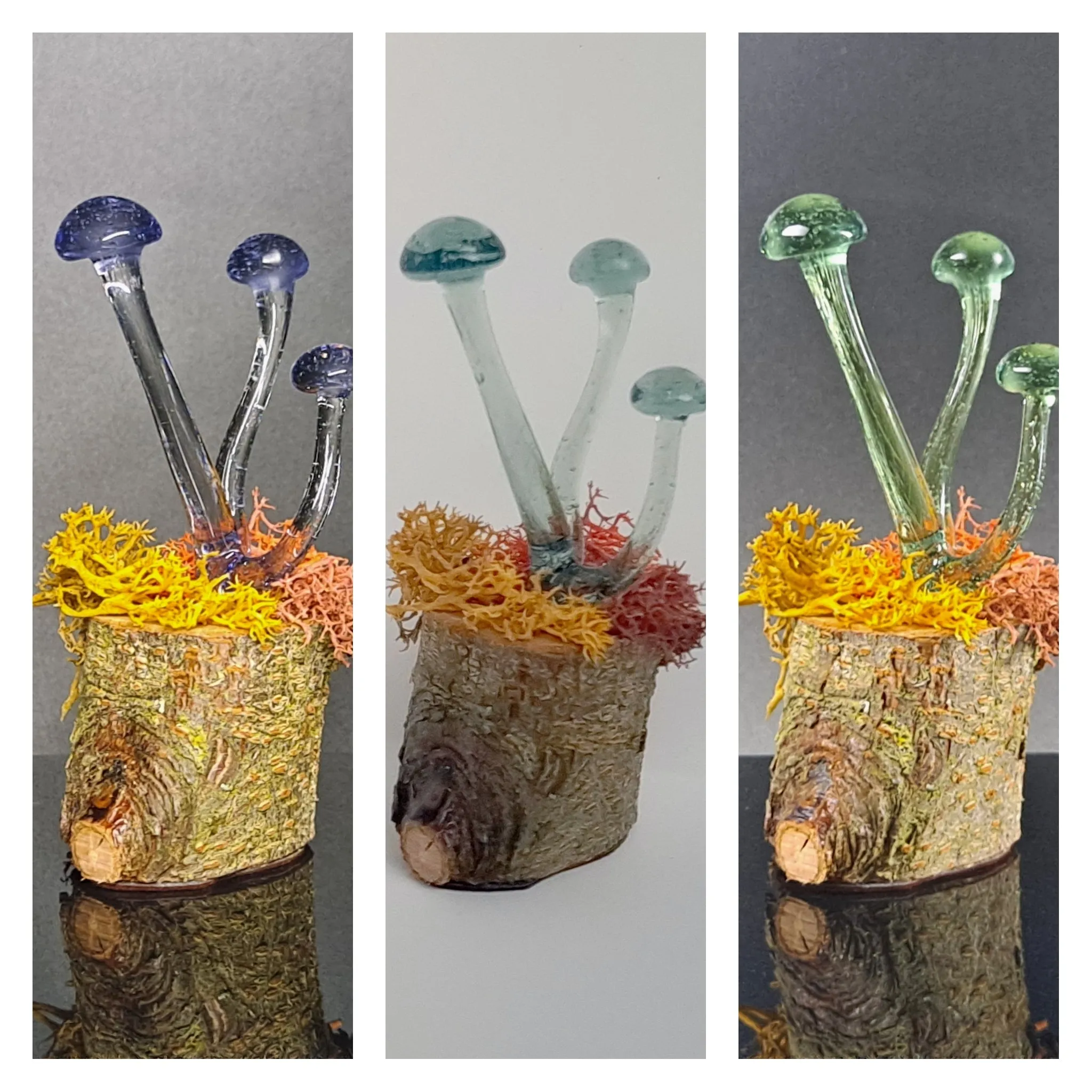 Mushroom Sculpture, Color Changing Mushroom Collection