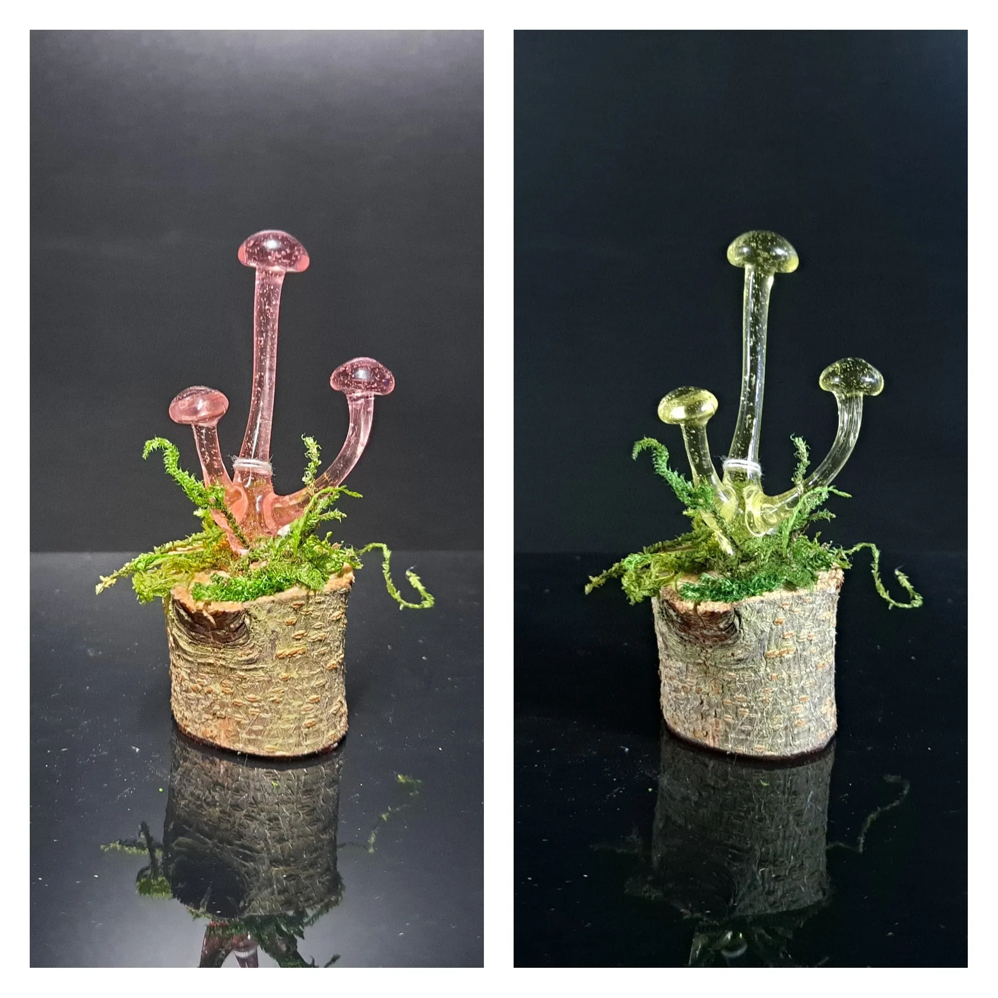 Mushroom Sculpture, Color Changing Mushroom Collection