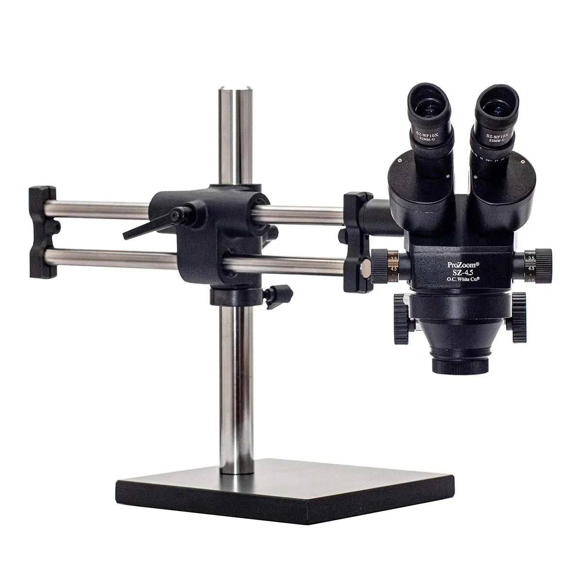 OC White TKSZ-ULP-F ProZoom&reg; SZ-4.5 Stereo Zoom Extra-Large Binocular Microscope with Ultima&reg; EPS Articulating Arm & High-Output Fluorescent Bulb