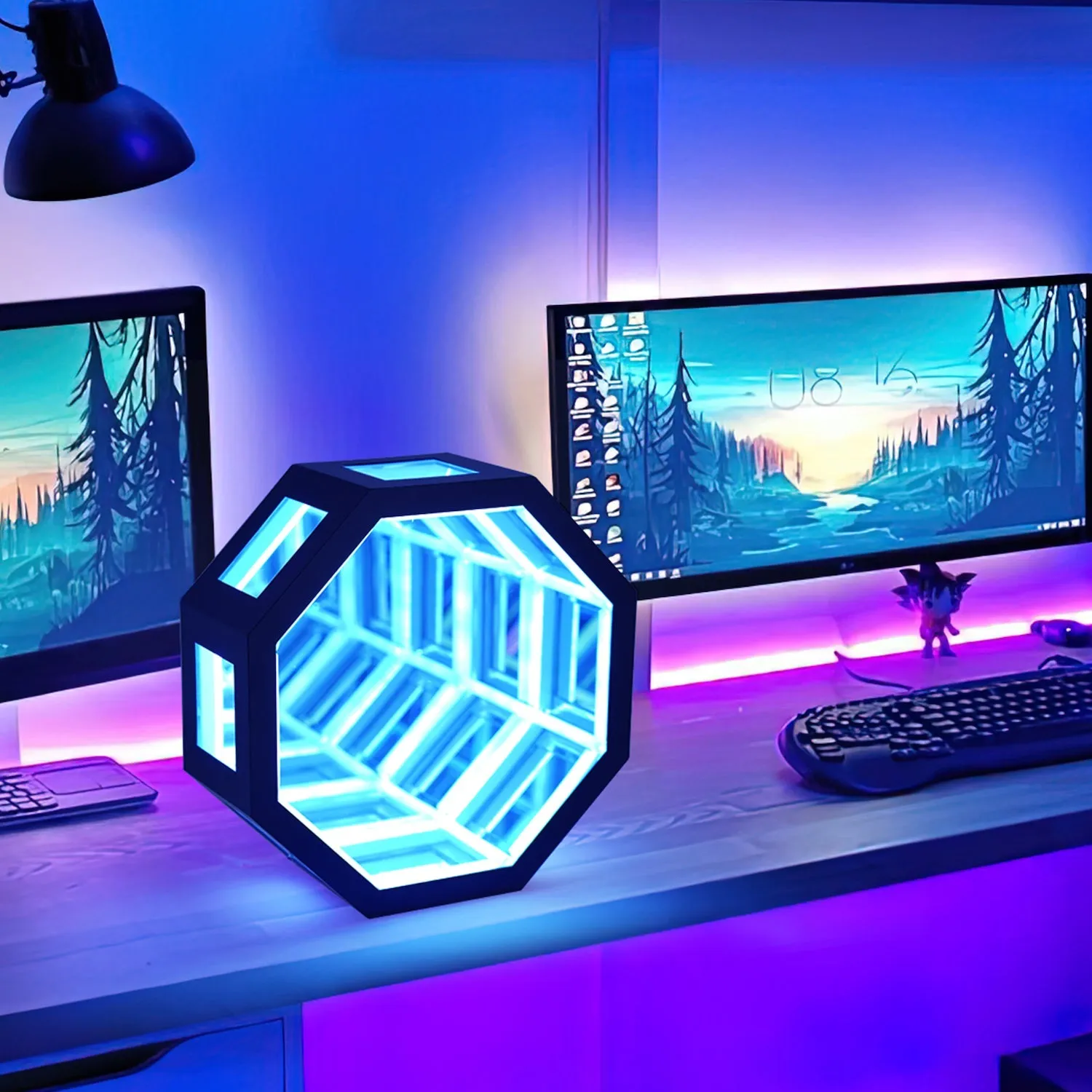 RGB Infinity Mirror Light
