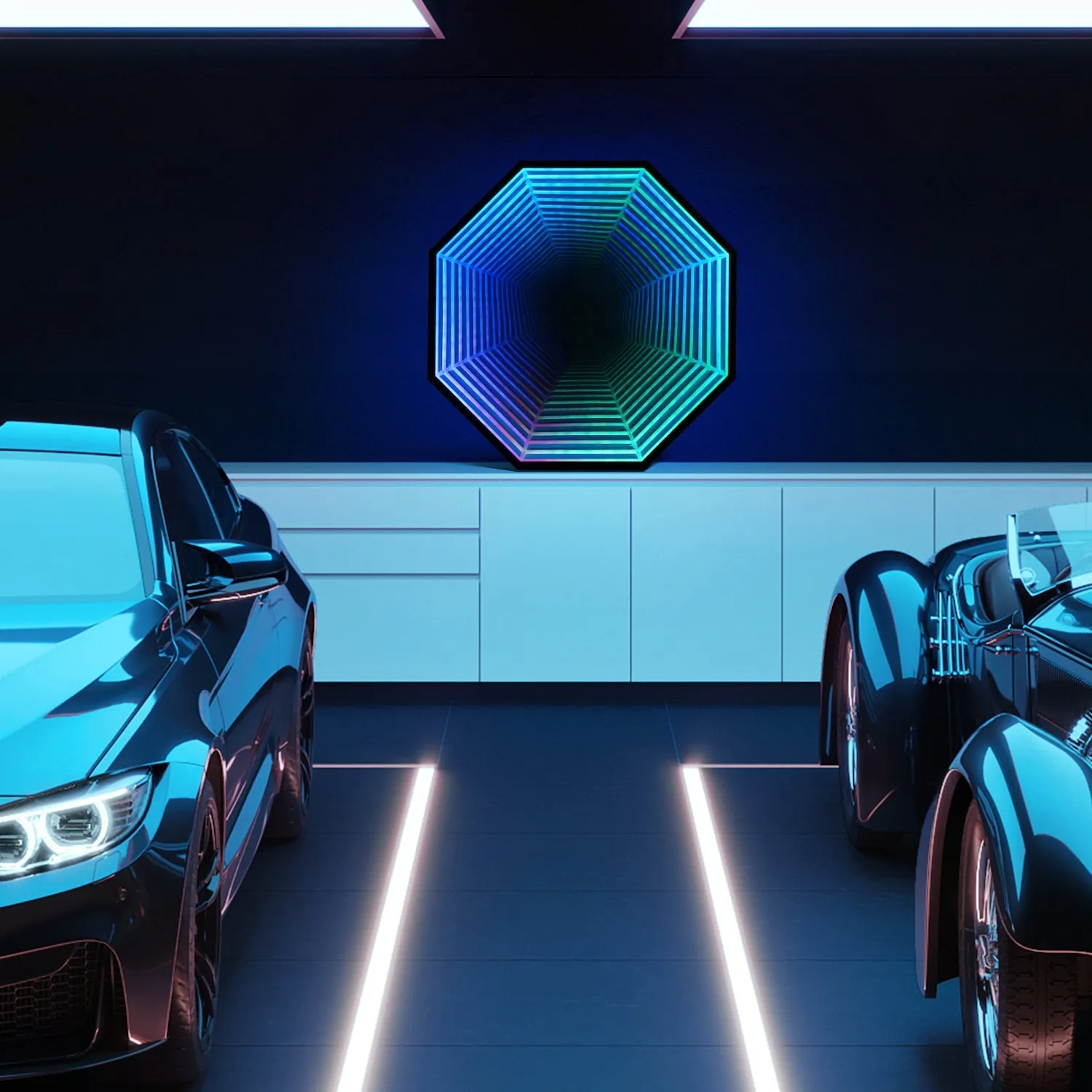 RGB Infinity Mirror Light