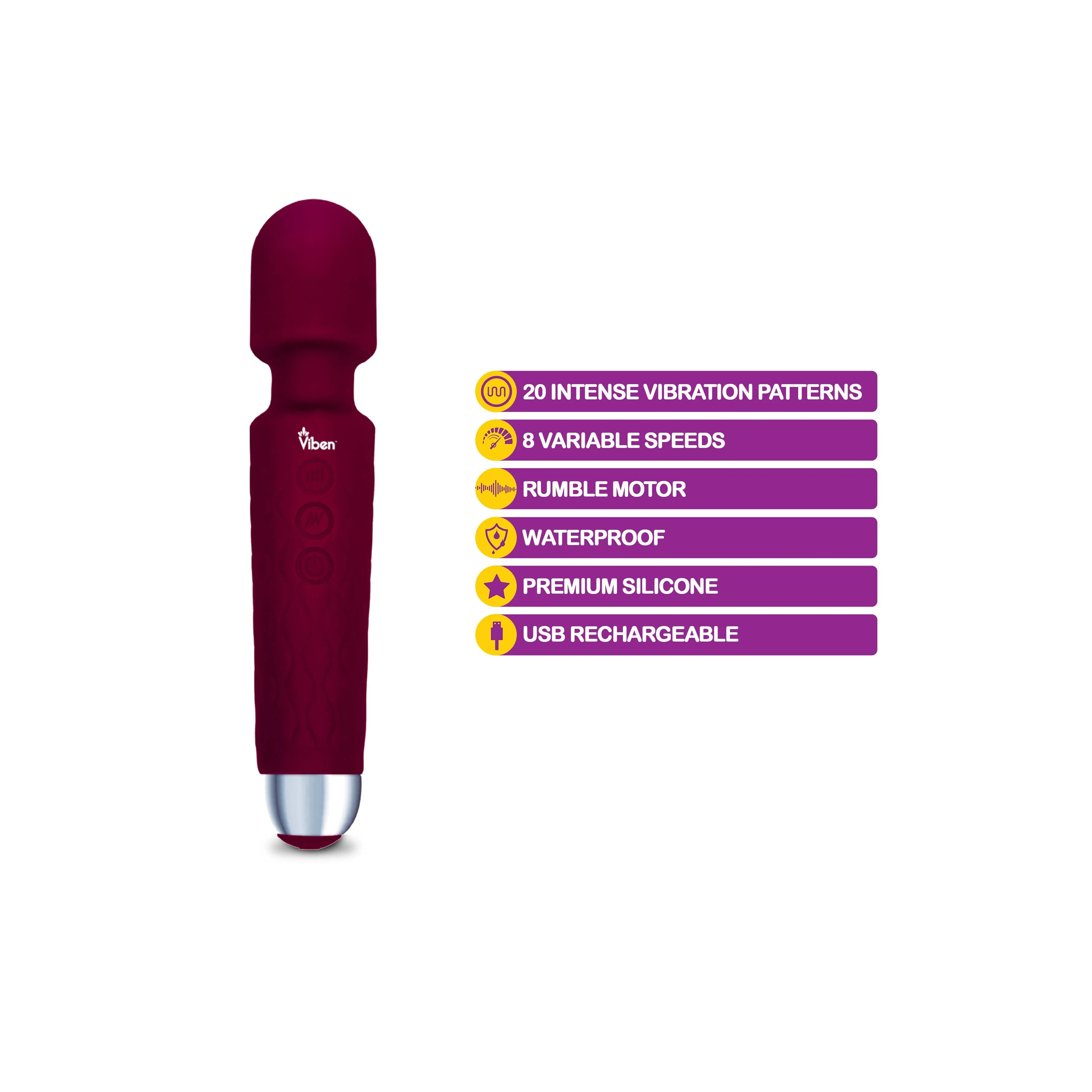 Tempest - Ruby - Intense Wand Massager