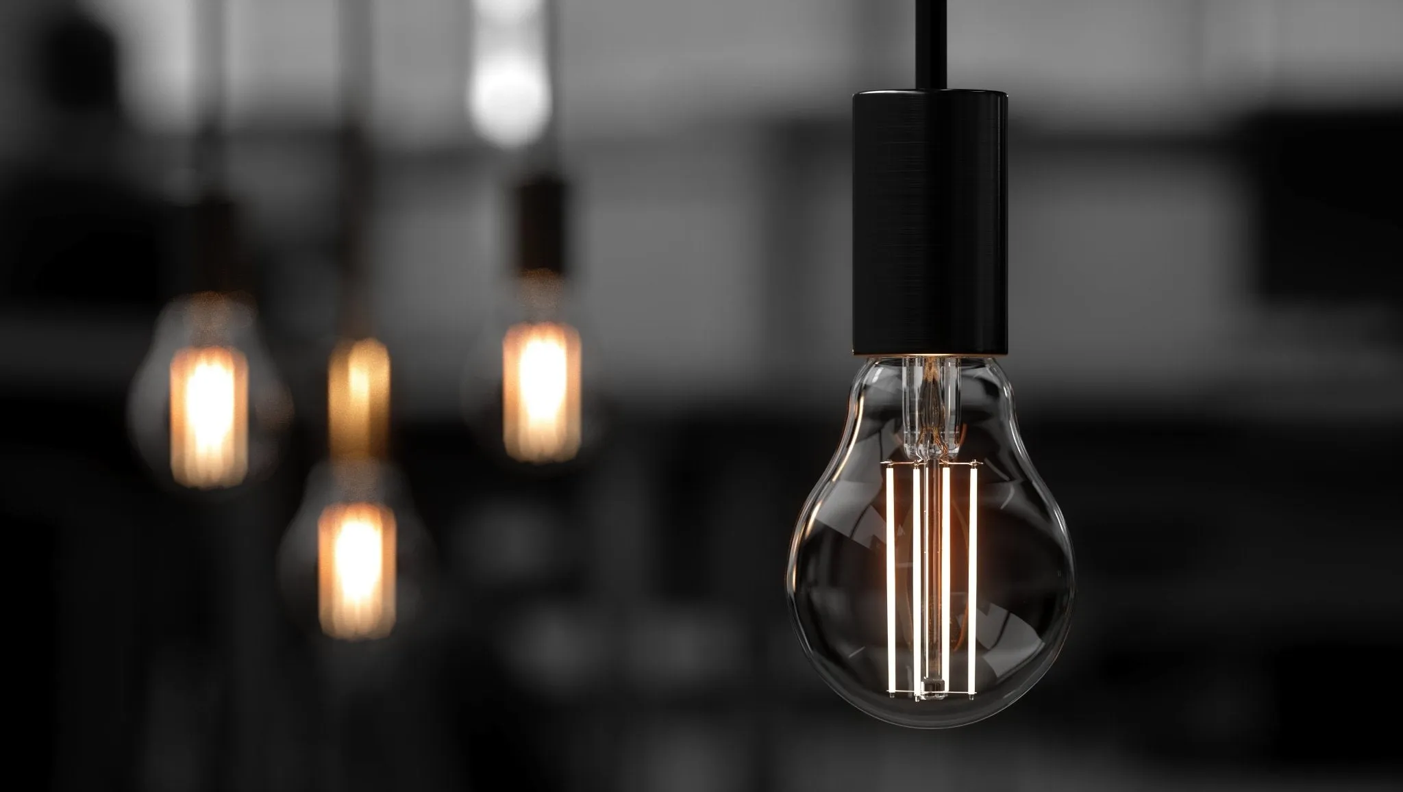 UBB2000 Luxury LED Bulbs, 60W Equivalent, Vintage Edison Style, A19 Shape, E26 Base (standard medium base), 2700K (warm white) - 8 PACK