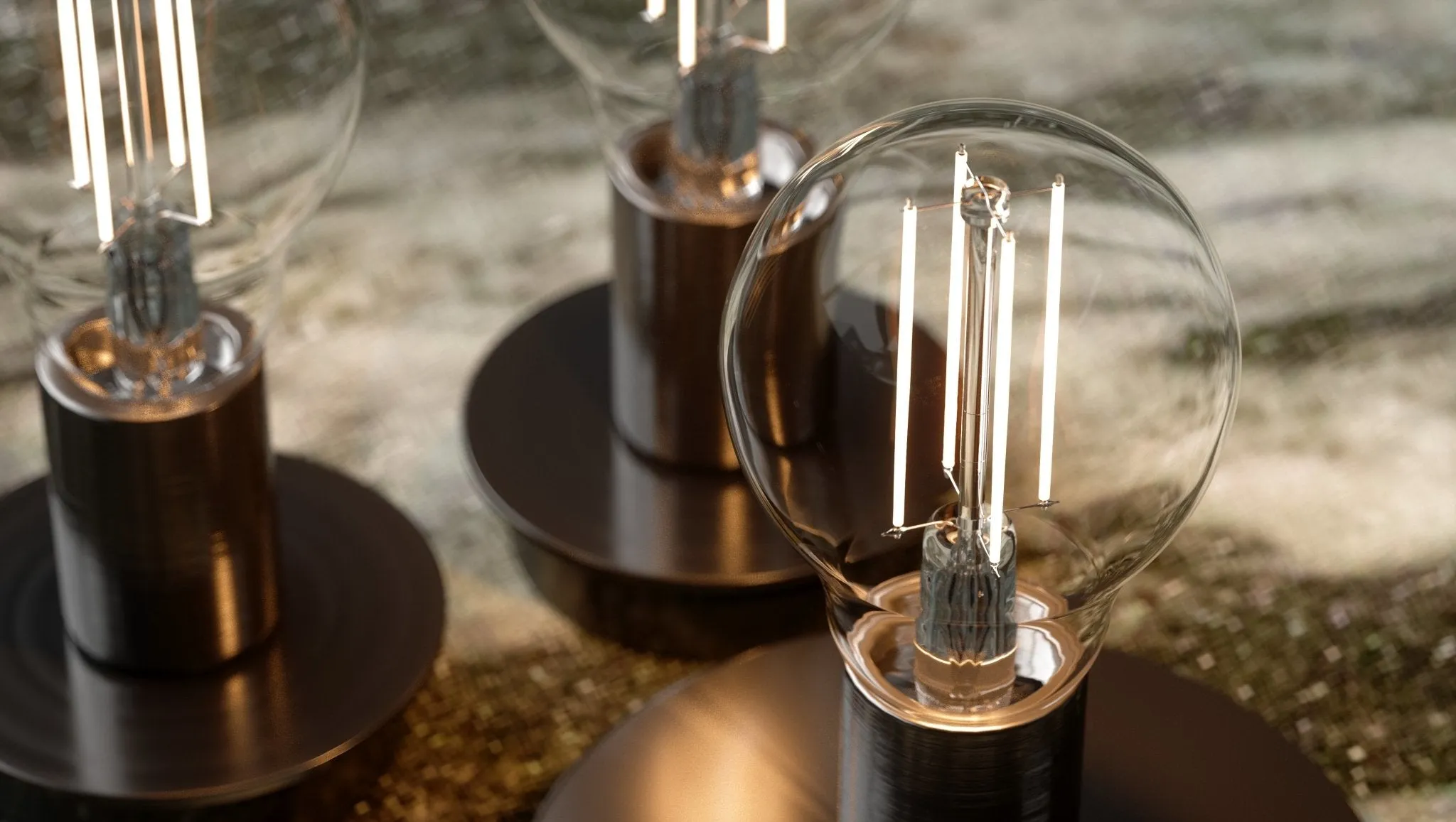 UBB2000 Luxury LED Bulbs, 60W Equivalent, Vintage Edison Style, A19 Shape, E26 Base (standard medium base), 2700K (warm white) - 8 PACK