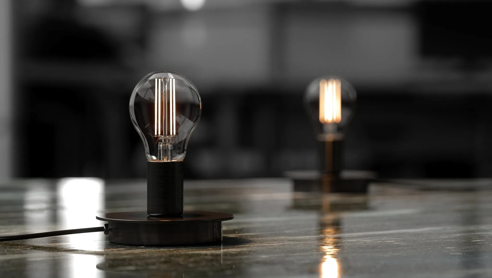 UBB2000 Luxury LED Bulbs, 60W Equivalent, Vintage Edison Style, A19 Shape, E26 Base (standard medium base), 2700K (warm white) - 8 PACK