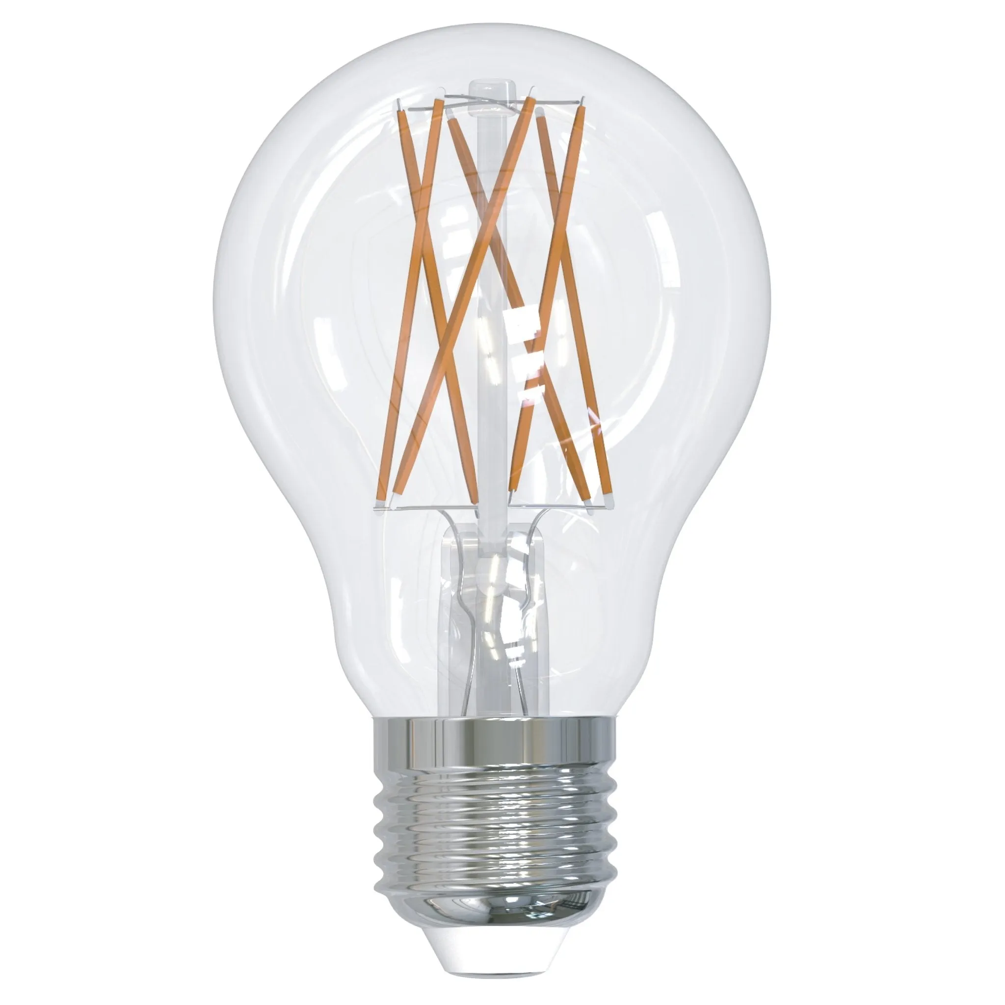 UBB2020 Luxury LED Bulbs, 75W Equivalent, Vintage Edison Style, A19 Shape, E26 Base (standard medium base), 2700K (warm white) - 2 PACK