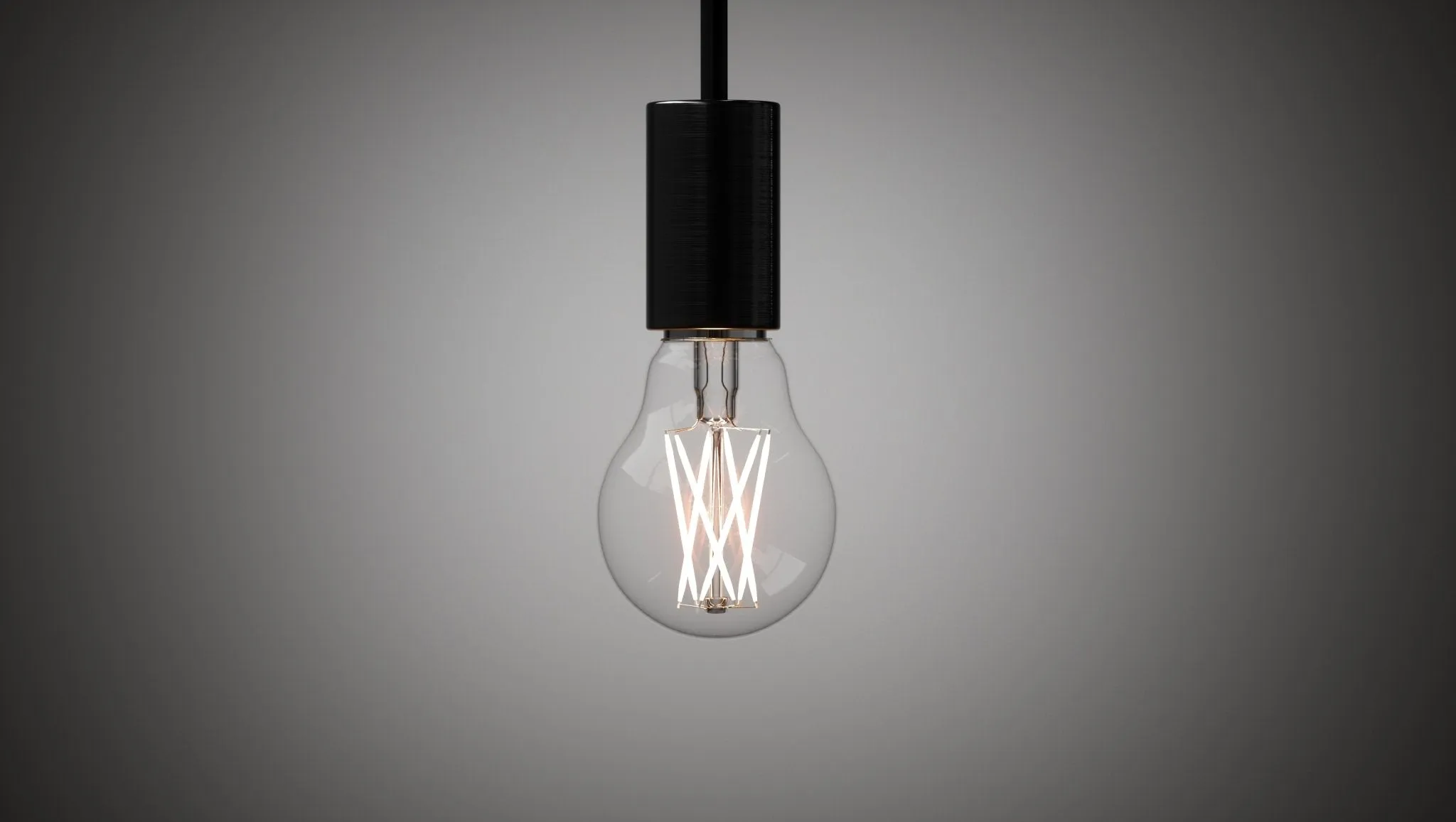 UBB2020 Luxury LED Bulbs, 75W Equivalent, Vintage Edison Style, A19 Shape, E26 Base (standard medium base), 2700K (warm white) - 2 PACK