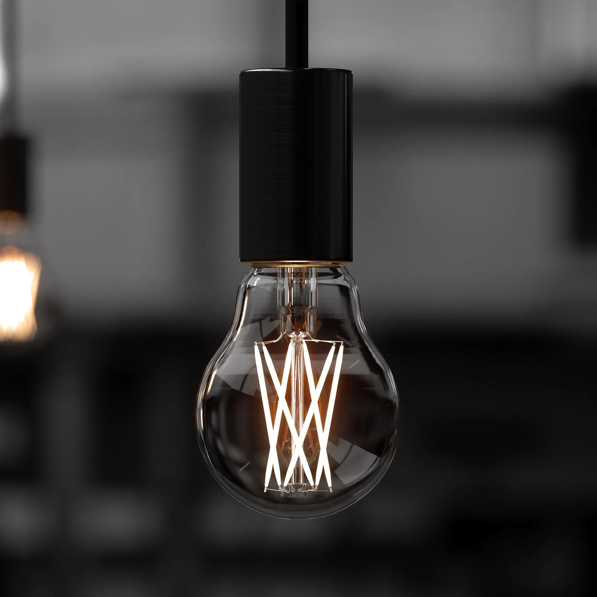 UBB2020 Luxury LED Bulbs, 75W Equivalent, Vintage Edison Style, A19 Shape, E26 Base (standard medium base), 2700K (warm white) - 2 PACK