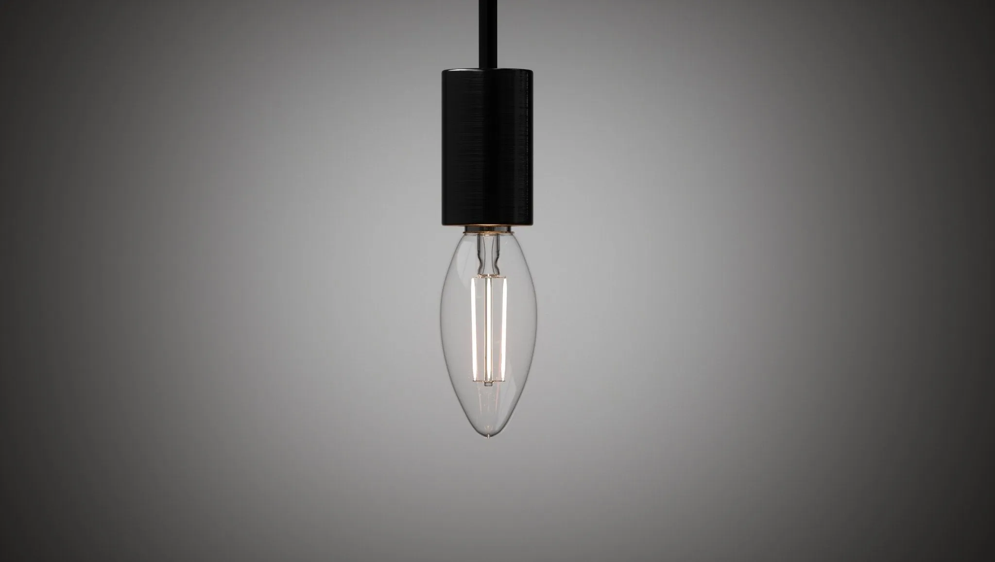UBB2040 Luxury LED Bulbs, 40W Equivalent, Vintage Edison Style, B11 Shape, E12 Base (candelabra base), 2700K (warm white) - 4 PACK