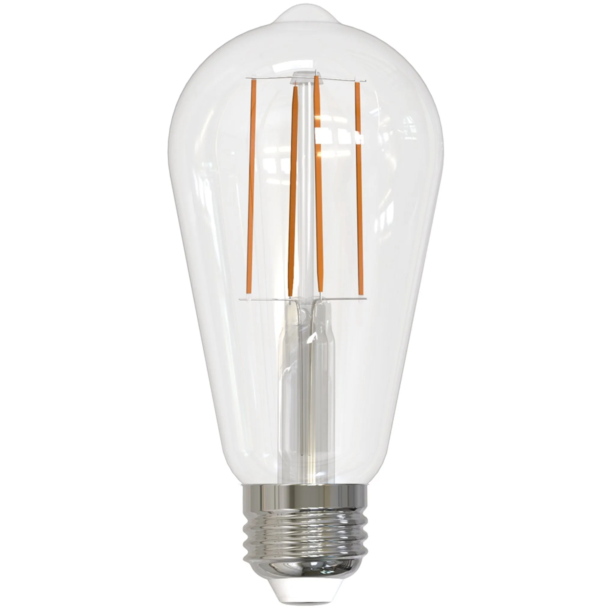 UBB2082 Luxury LED Bulbs, 60W Equivalent, Vintage Edison Style, ST19 Shape, E26 Base (standard medium base), 3000K (soft white) - 8 PACK