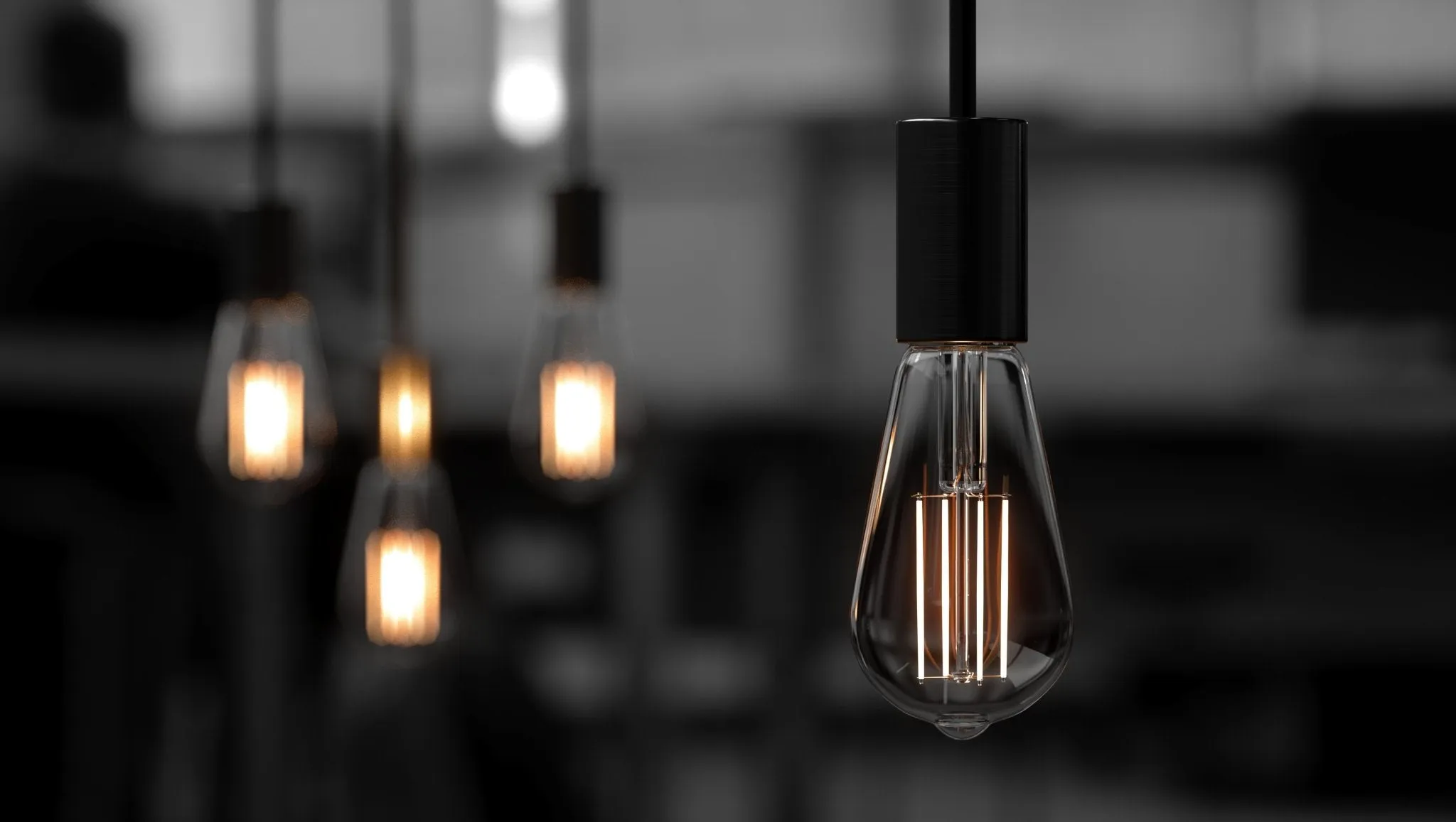 UBB2082 Luxury LED Bulbs, 60W Equivalent, Vintage Edison Style, ST19 Shape, E26 Base (standard medium base), 3000K (soft white) - 8 PACK
