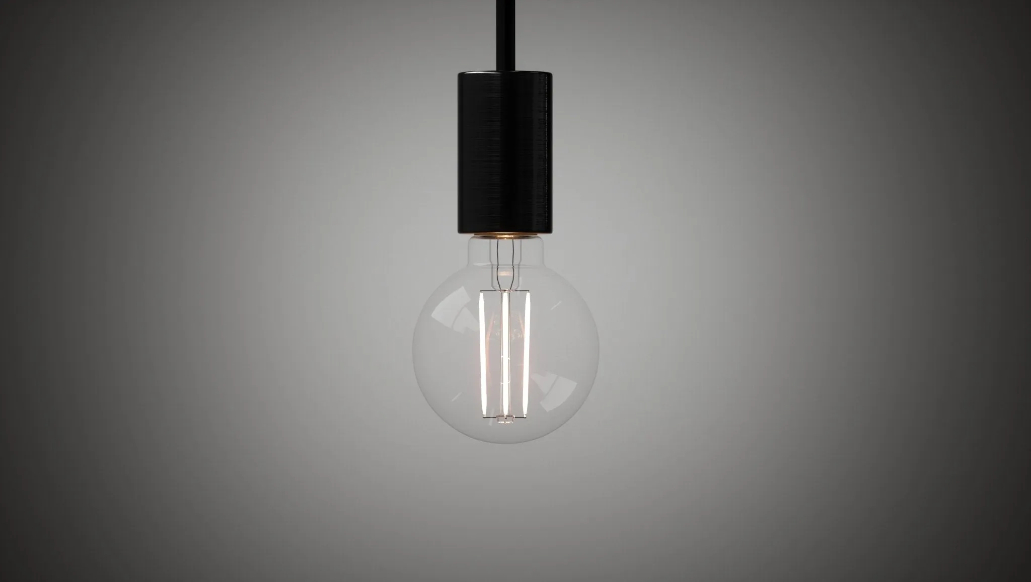UBB2101 Luxury LED Bulbs, 40W Equivalent, Vintage Edison Style, G16 Shape, E12 Base (candelabra base), 2700K (warm white) - 3 PACK