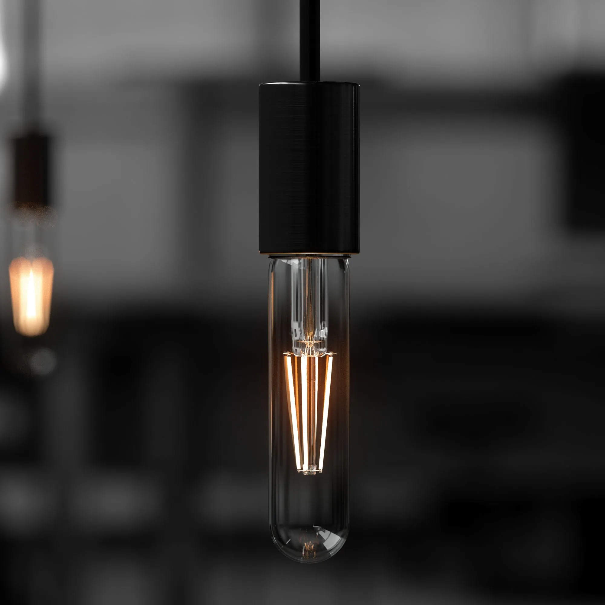 UBB2141 Luxury LED Bulbs, 25W Equivalent, Vintage Edison Style, T9 Shape, E26 Base (standard medium base), 3000K (soft white) - 2 PACK