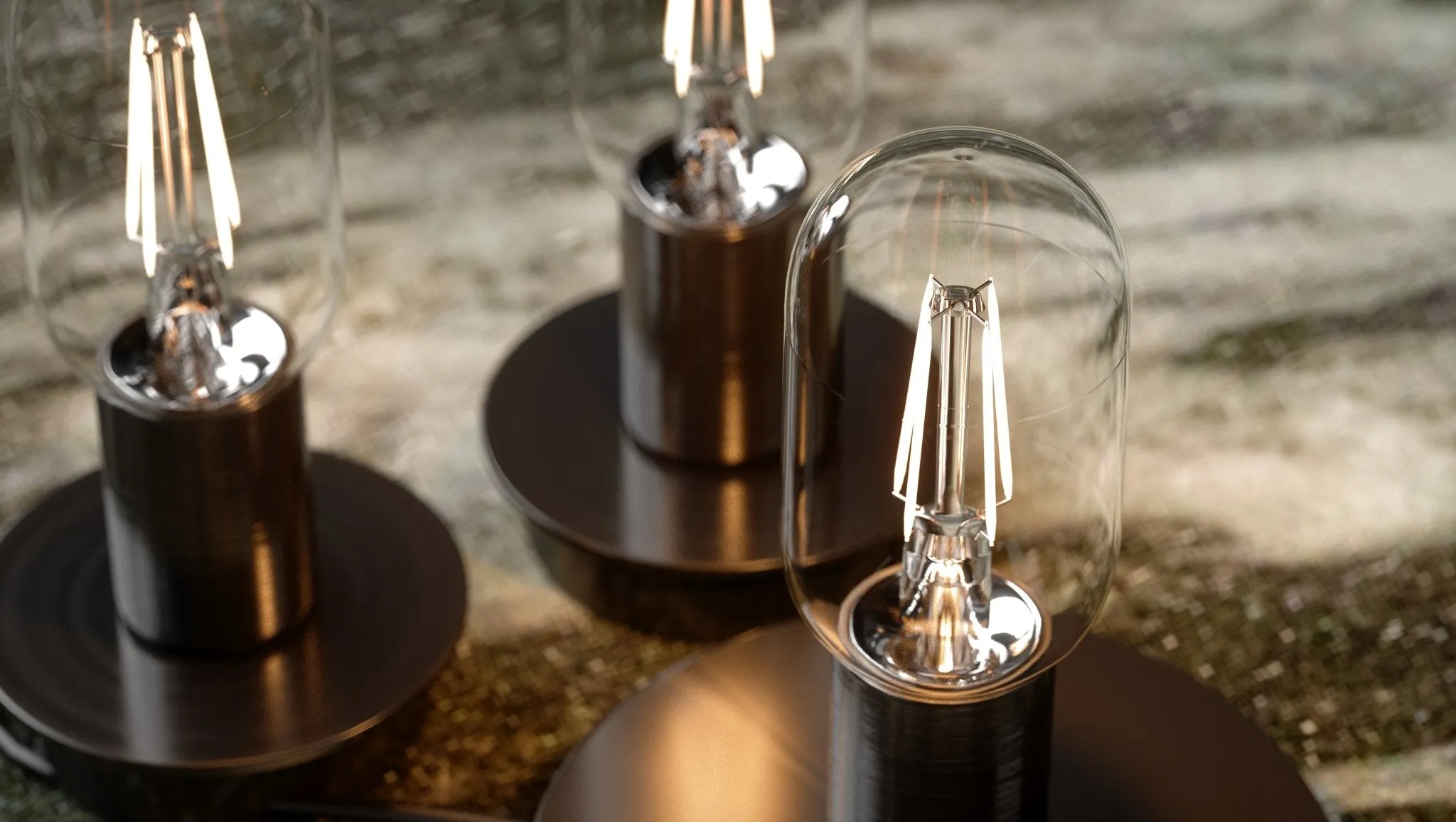 UBB2161 Luxury LED Bulbs, 40W Equivalent, Vintage Edison Style, T14 Shape, E26 Base (standard medium base), 3000K (soft white) - 4 PACK
