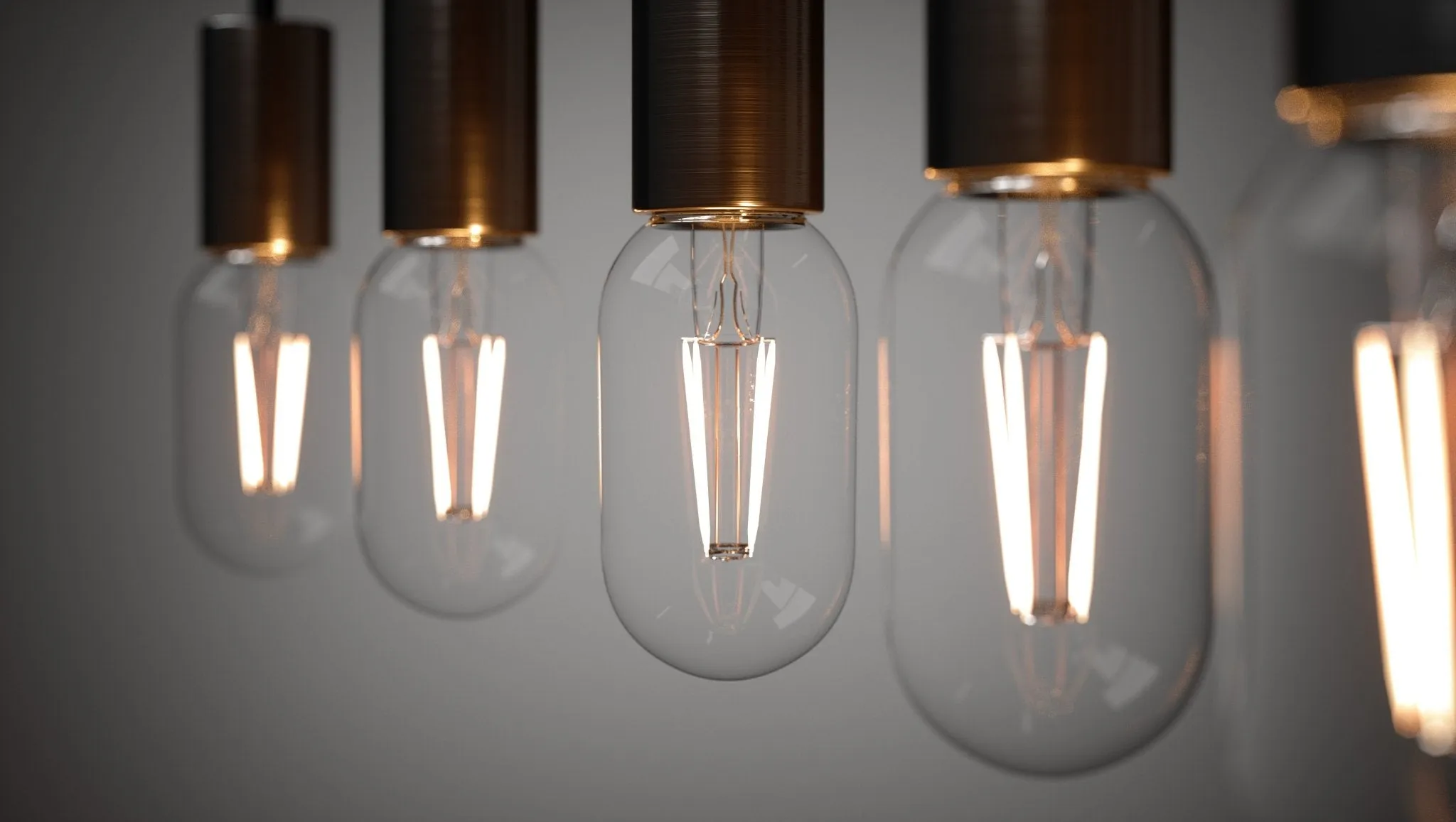 UBB2161 Luxury LED Bulbs, 40W Equivalent, Vintage Edison Style, T14 Shape, E26 Base (standard medium base), 3000K (soft white) - 4 PACK