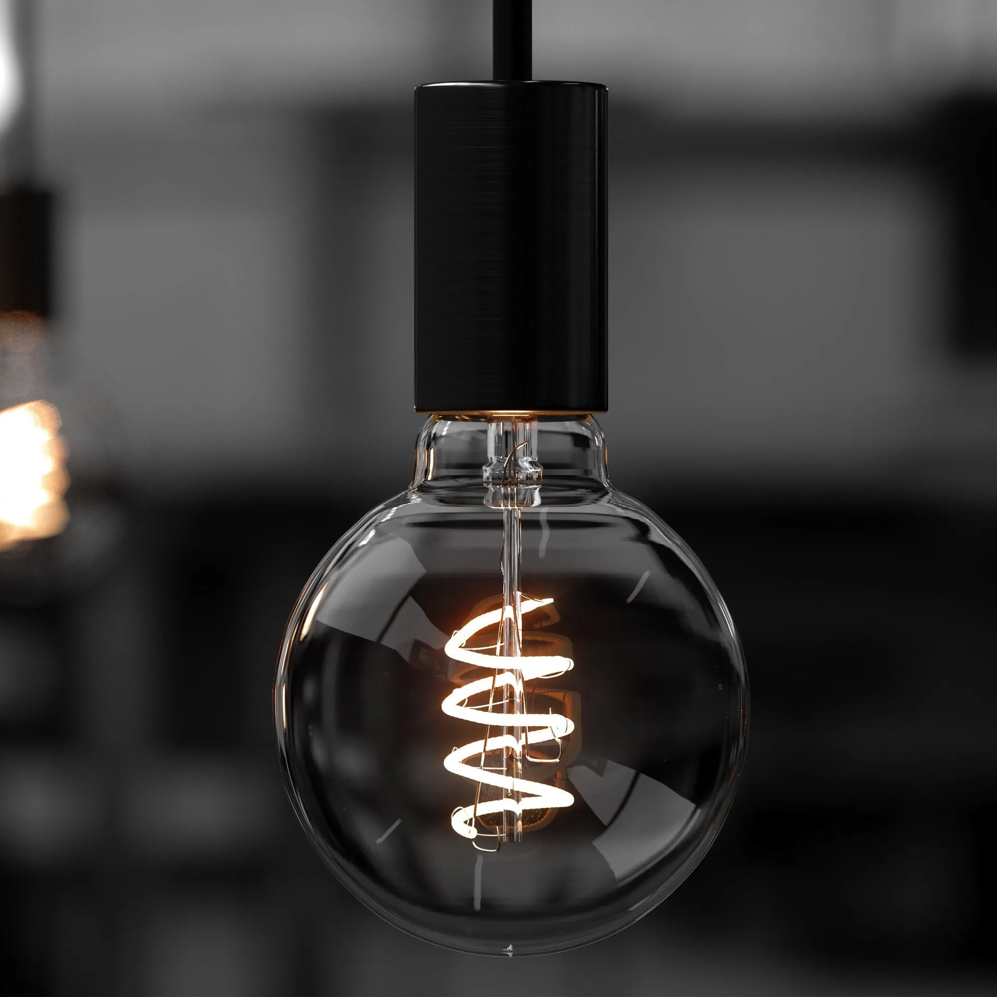 UBB2190 Luxury LED Bulbs, 40W Equivalent, Vintage Edison Style, G25 Shape, E26 Base (standard medium base), 2200K - 2 PACK
