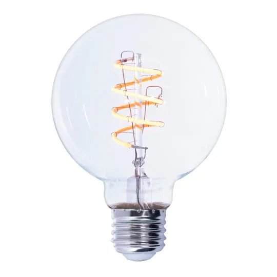 UBB2190 Luxury LED Bulbs, 40W Equivalent, Vintage Edison Style, G25 Shape, E26 Base (standard medium base), 2200K - 2 PACK