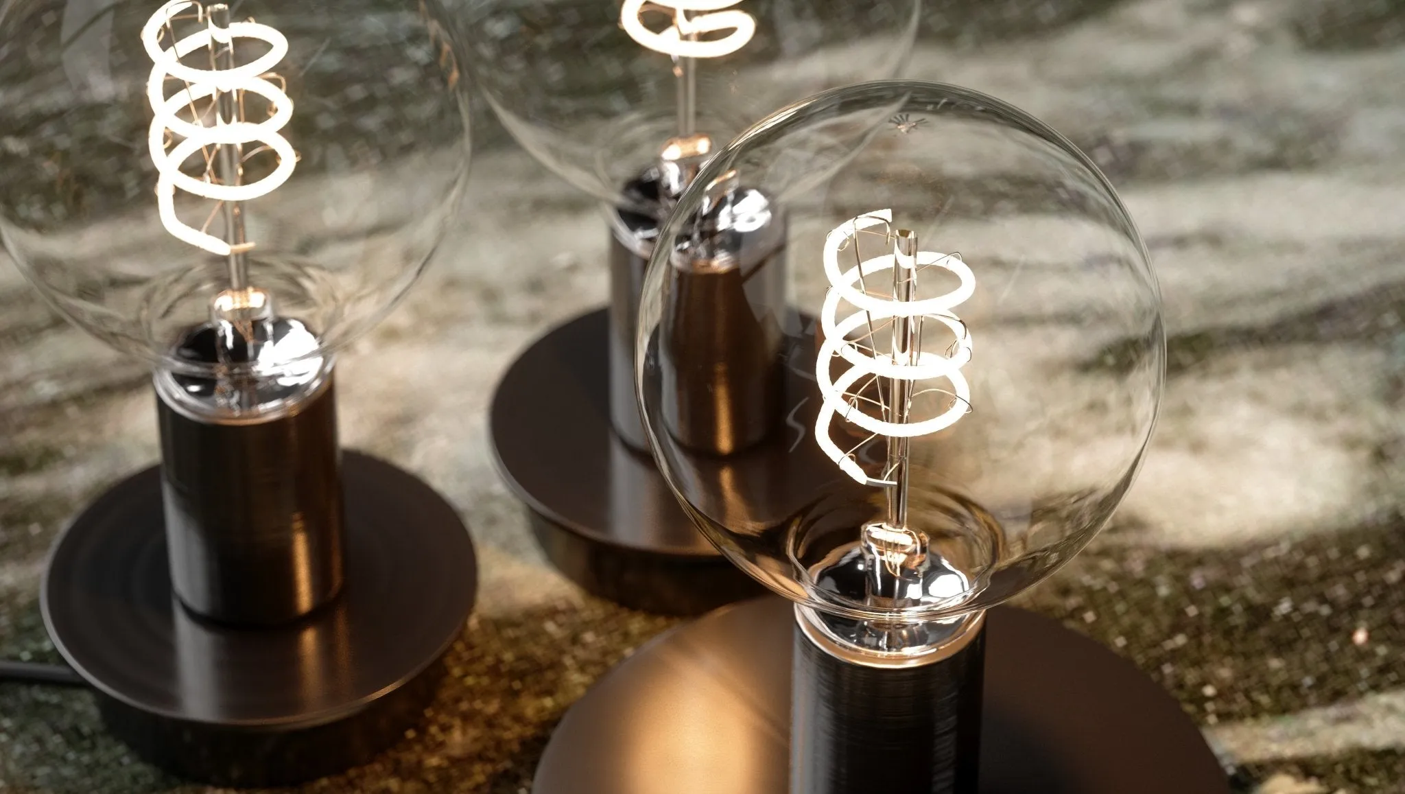 UBB2190 Luxury LED Bulbs, 40W Equivalent, Vintage Edison Style, G25 Shape, E26 Base (standard medium base), 2200K - 2 PACK