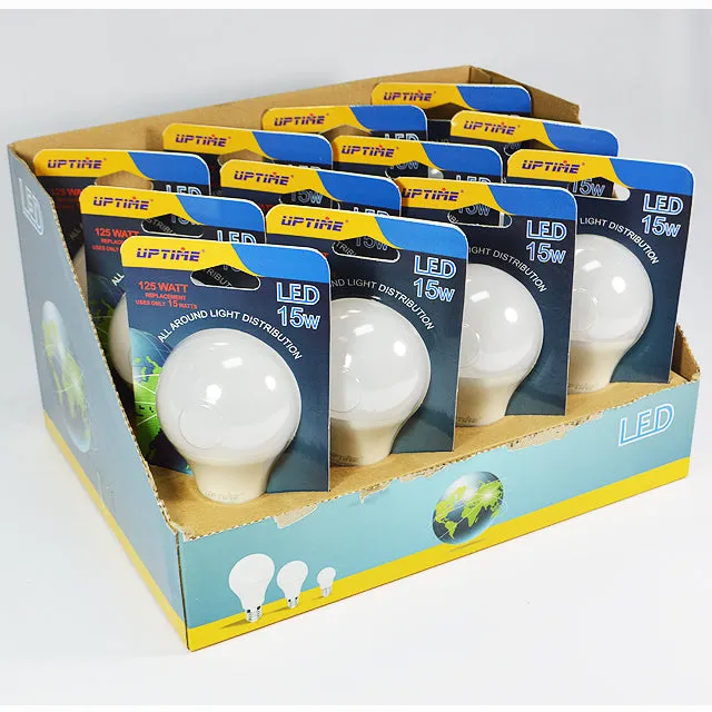 Up Time Led Bulbs 15W (125W) Daylight 1pk